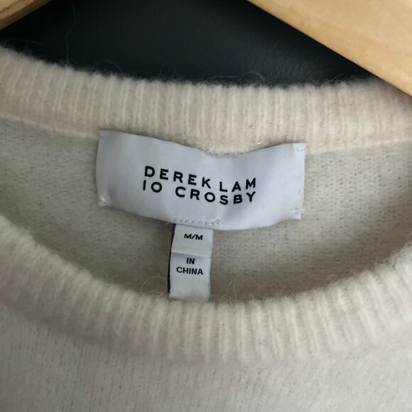 Derek Lam 10 Crosby Cream Puff sleeve knit sweater, M - Picture 4 of 7